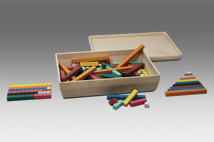 Cuisenaire - Rechenstäbe aus RE-WOOD®, Satz klein