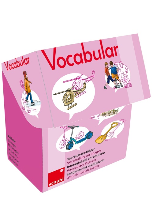 Vocabular Wortschatzbilder - Spielzeug, Sport, Hobbies