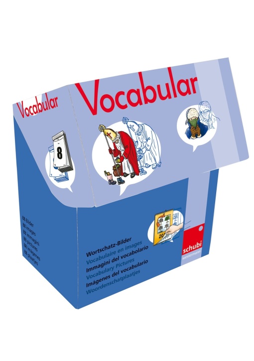 Vocabular Wortschatzbilder - Kalender, Zeit, - Wetter