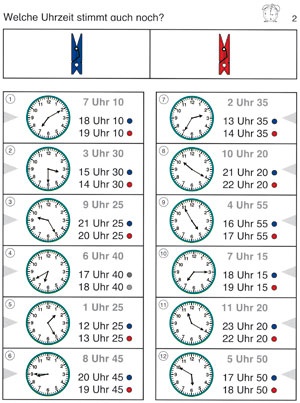 Bergedorfer Colorclips, Wie viel Uhr ist es?