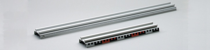 Profilschiene mit Skala, 100 cm, Aluminium