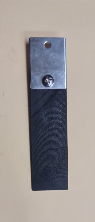 Elektrodenplatte, Kohleelktrode mit Klemmblech