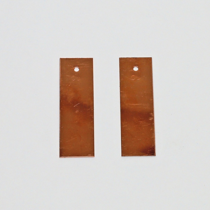 Elektrodenplatte, Kupferelektrode