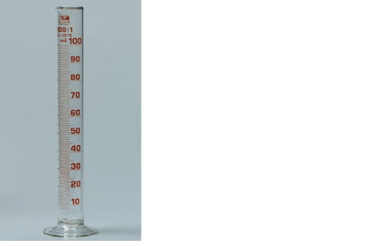 Messzylinder, Polypropylen, nF, 100 ml, Skalenteilung 2 ml, niedrige Form