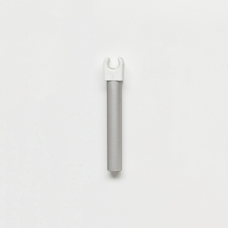 Halteclips an Stab 60 mm, Clip-Durchmesser 8 mm