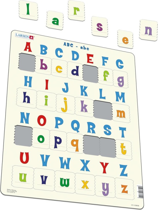 Puzzle - ABC-abc, Format 36,5x28,5 cm, Teile 26