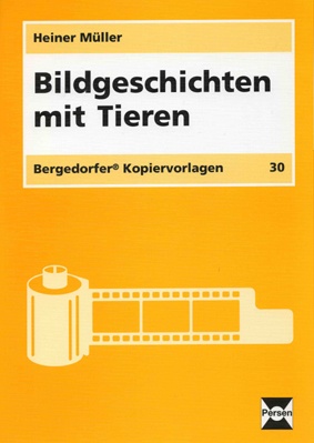 Bildgeschichten mit Tieren von Heiner Müller, 54 Blätter