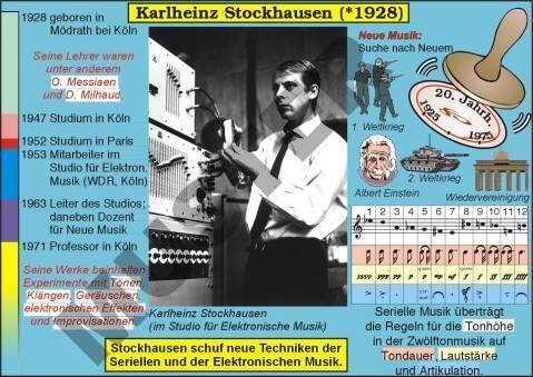 Transparentsatz Karlheinz Stockhausen