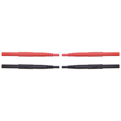 Hochspannungskabel 0,5 mm², 150cm, Paar rot und schwarz