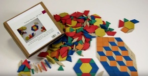 Pattern Blocks, 250 Stück, geometrische Grundformen