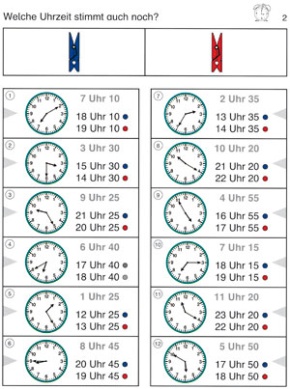 Bergedorfer Colorclips, Wie viel Uhr ist es?