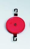 Feste Rolle, 58mm Ø, mit 2 Haken