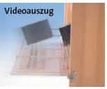 TV-Wagen mit Rollo, 1 Rollauszug und Videoauszug