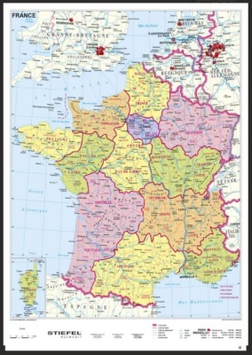Frankreich, politisch, magnetisches XXL-Puzzle