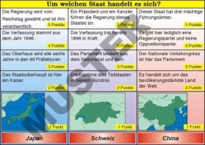 Transparentsatz Rätselspiele