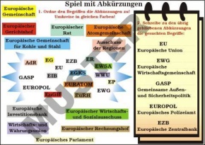 Transparentsatz Rätsel rund um die Europäische Union